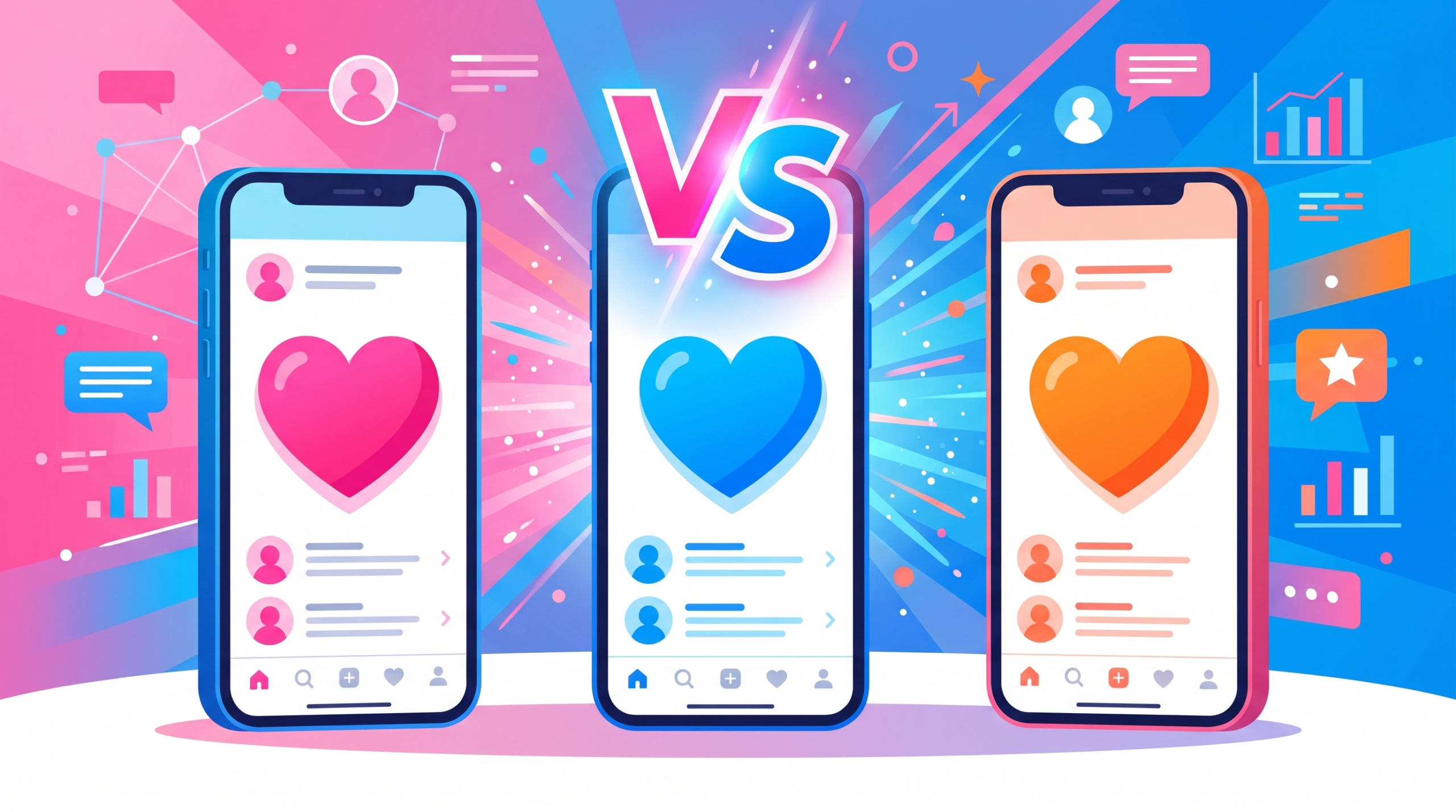 Pairs with Omiai 3社比較イメージ