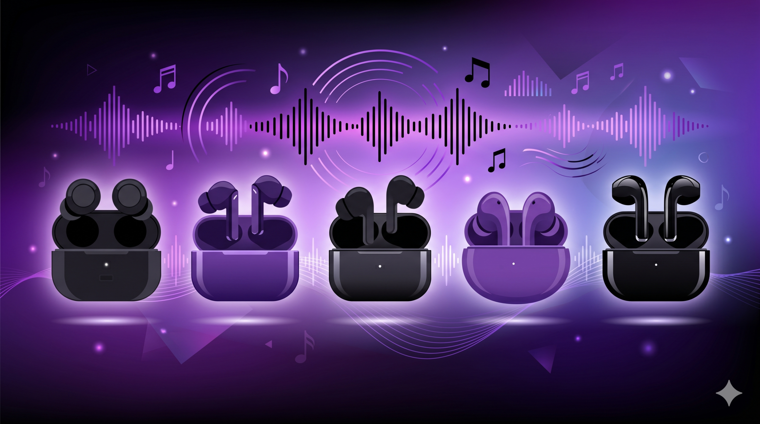 ワイヤレスイヤホン比較5選