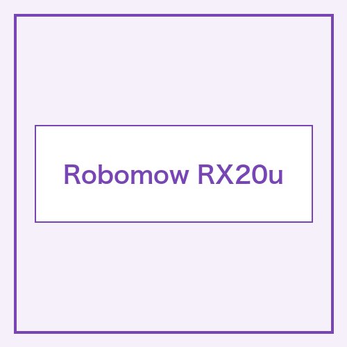 Robomow RX20u 本体画像