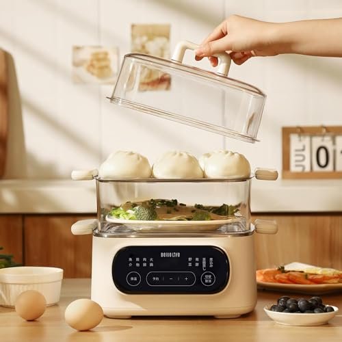 BelleLife 蒸し器 電気蒸し器 スチームクッカー