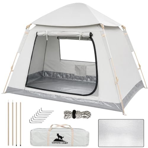 Coyote Camp ワンタッチテント 人用 紫外線