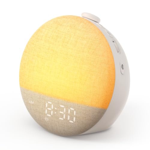 Dreamegg 光目覚まし時計 ホワイトノイズマシン 曲癒し音