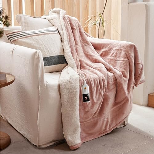 GOTCOZY 電気毛布 掛け敷き兼用 -フランネル