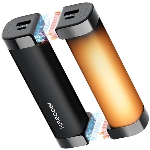 HAGOOGI 充電式カイロ 電子カイロ °全面発熱