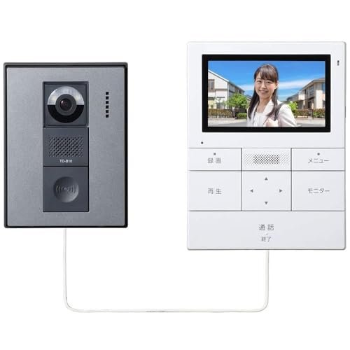アイリスオーヤマ テレビドアホン TD-SM3010-WSH
