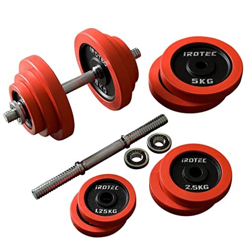 IROTEC ラバーダンベル 40kg