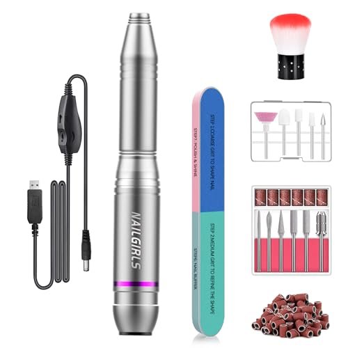 NAILGIRLS 電動ネイルマシン 個のビット ネイルマシン