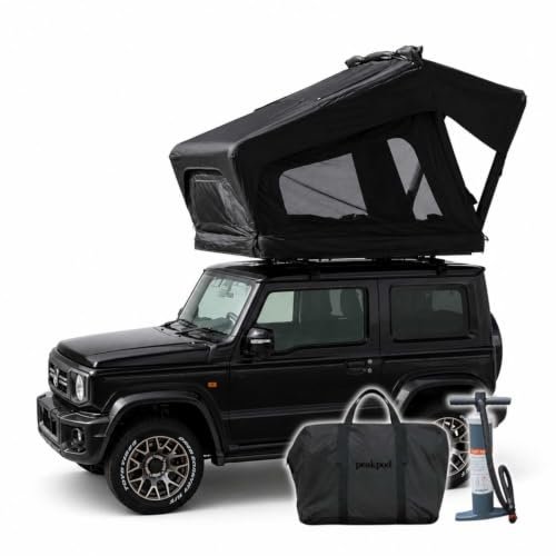 PeakPod ルーフテント 車上 設営