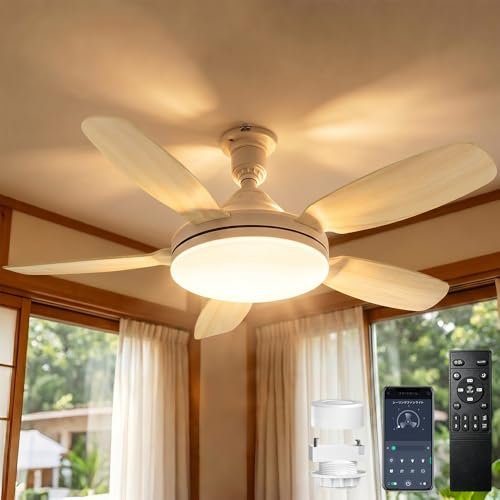TENKOO&YOU シーリングファンライト 扇風機 LED
