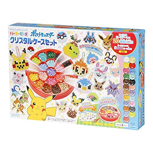 カワダ パーラービーズ ポケットモンスター クリスタルケースセット 80-54460 本体画像