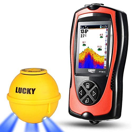 LUCKYLAKER ワイヤレス 魚群探知機