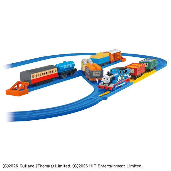 タカラトミー プラレール トーマスとあそぼう！いっぱい貨車＆レールセット